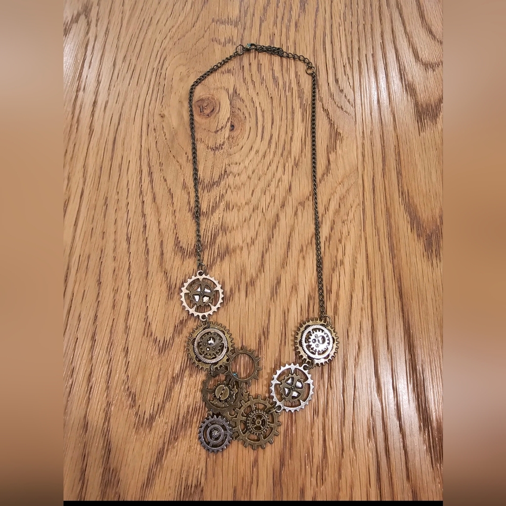 Vintage steampunk necklace